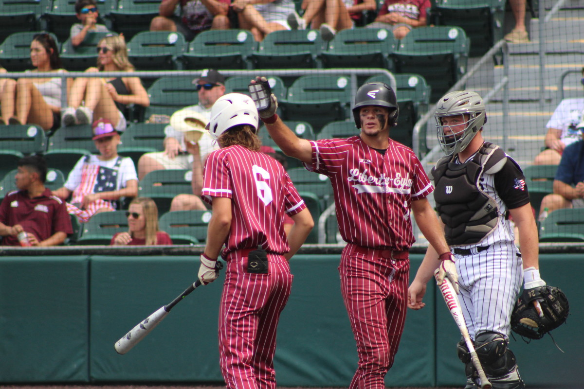 Texarkana Liberty-Eylau Canyon Randall 4A UIL state semifinals Texas baseball playoffs 060723 Andrew McCulloch 580